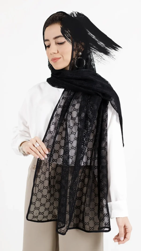 شال توری طرح گوچی