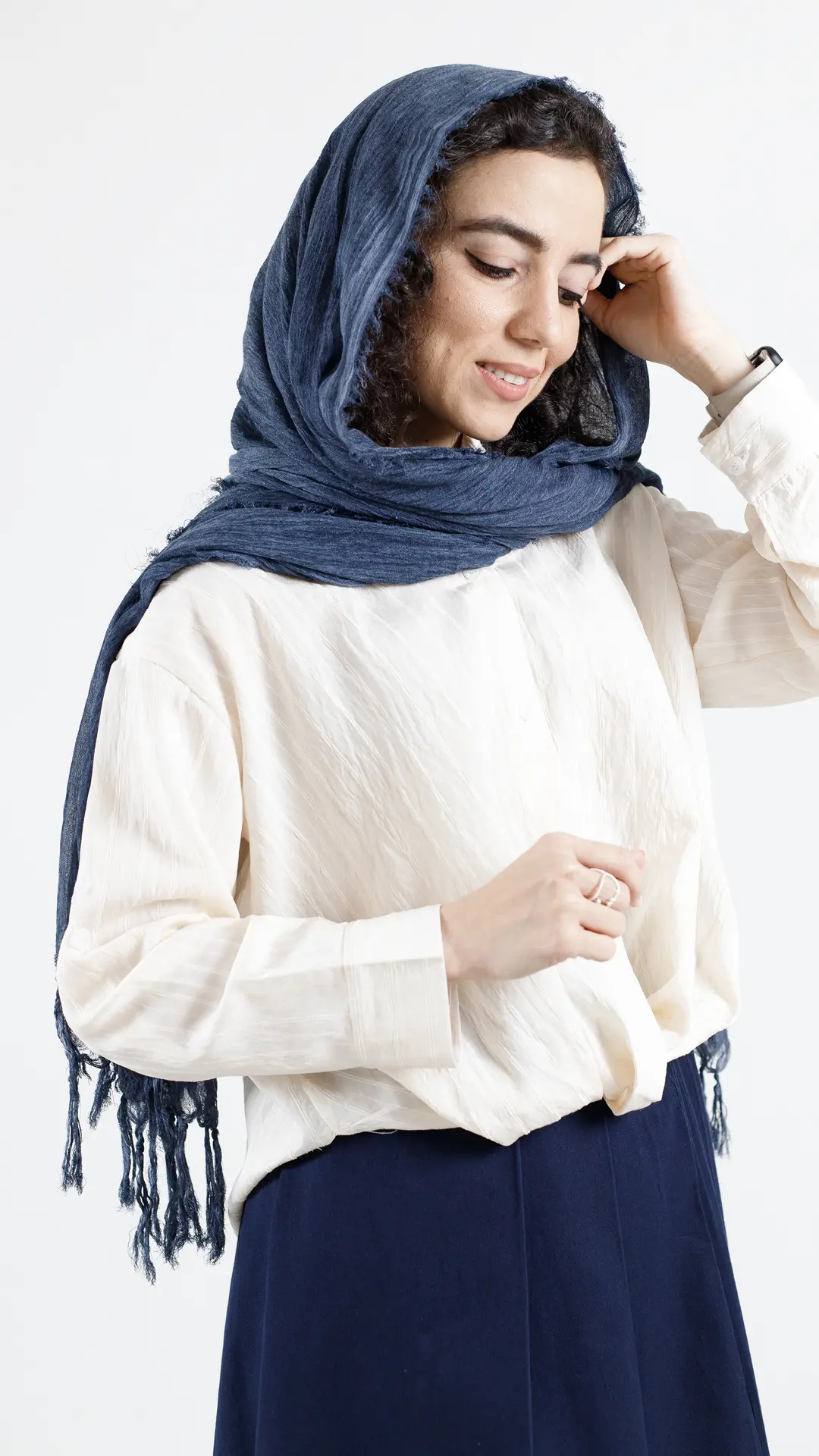 شومیزپری گره ای رنگ کرم شومیزپری گره ای رنگ کرم