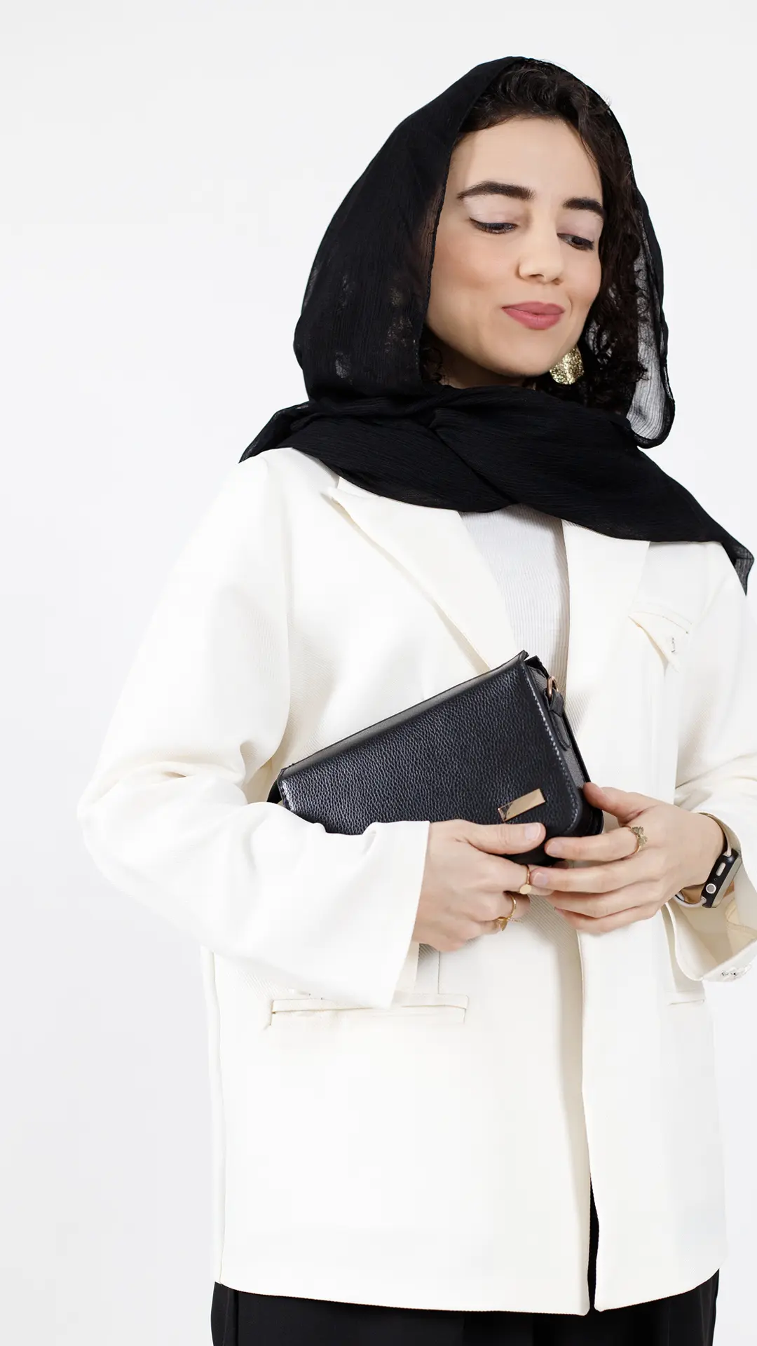 حالت دستی کیف دبل زیپ حالت دستی کیف دبل زیپ